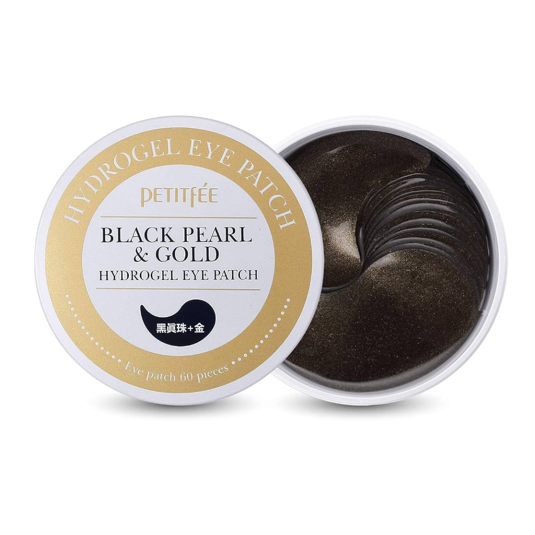 Black Pearl & Gold Hydrogel Eye Patch