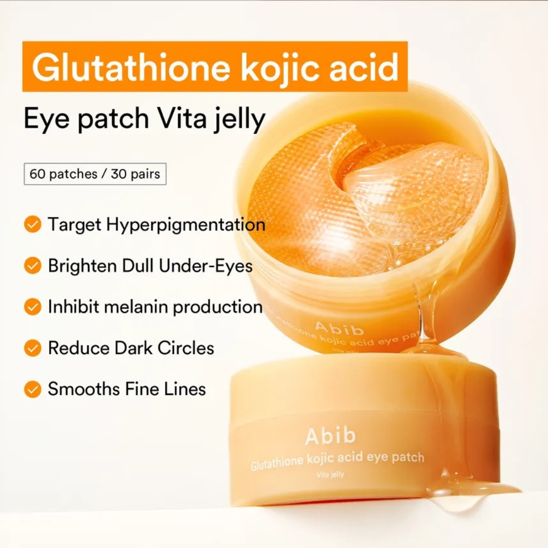 glutathione melanin eye Kojic Acid Patch Vita Jelly – K-Beauty Store Kurzweil's Picks