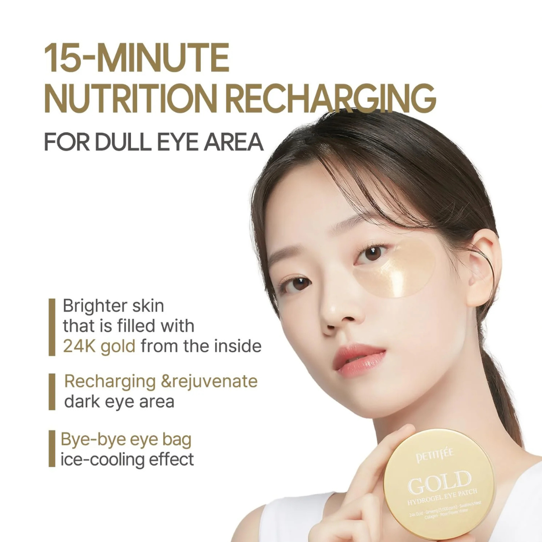 Gold Hydrogel Eye Patch