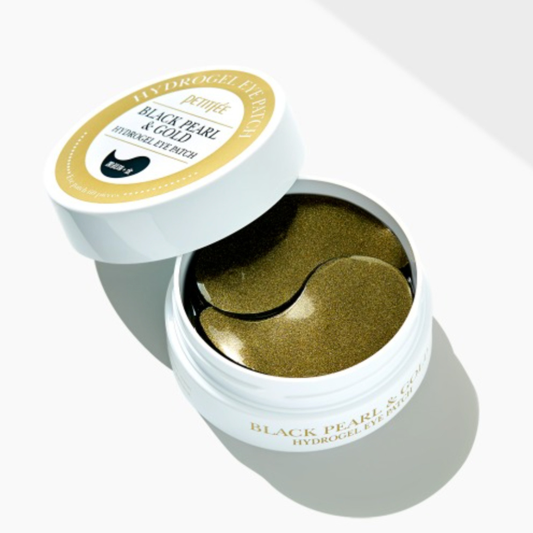 Black Pearl & Gold Hydrogel Eye Patch