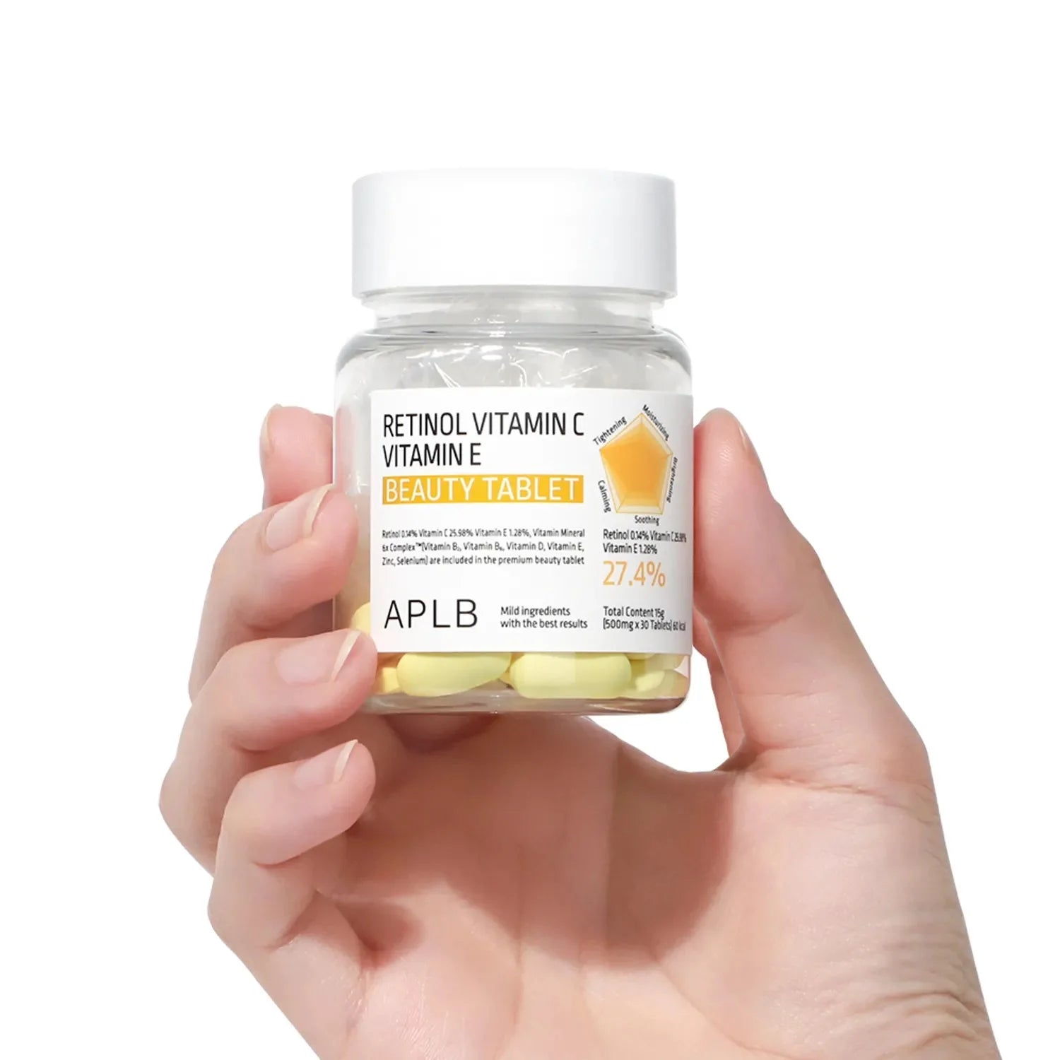 Retinol Vitamin C Vitamin E Beauty Tablet