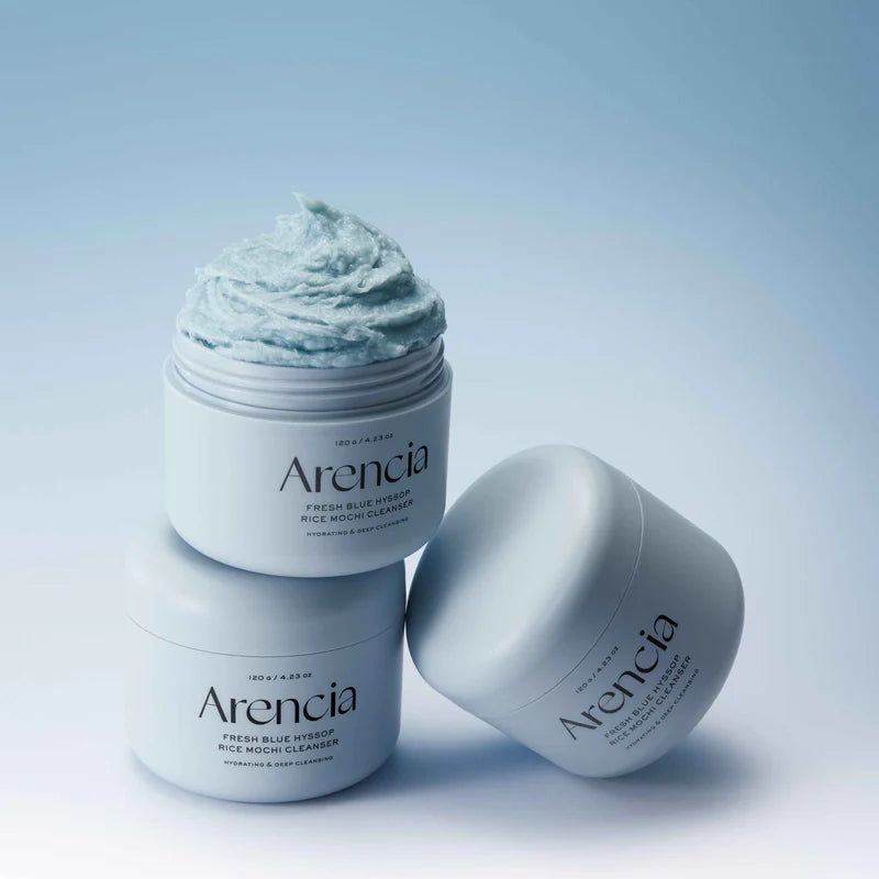 Fresh Blue Hyssop Rice Mochi Cleanser