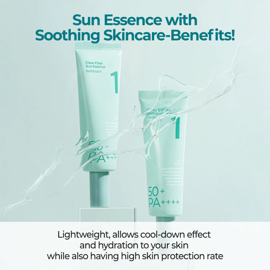 No.1 Clear Filter Sun Essence SPF50+ PA++++ – K-Beauty Store