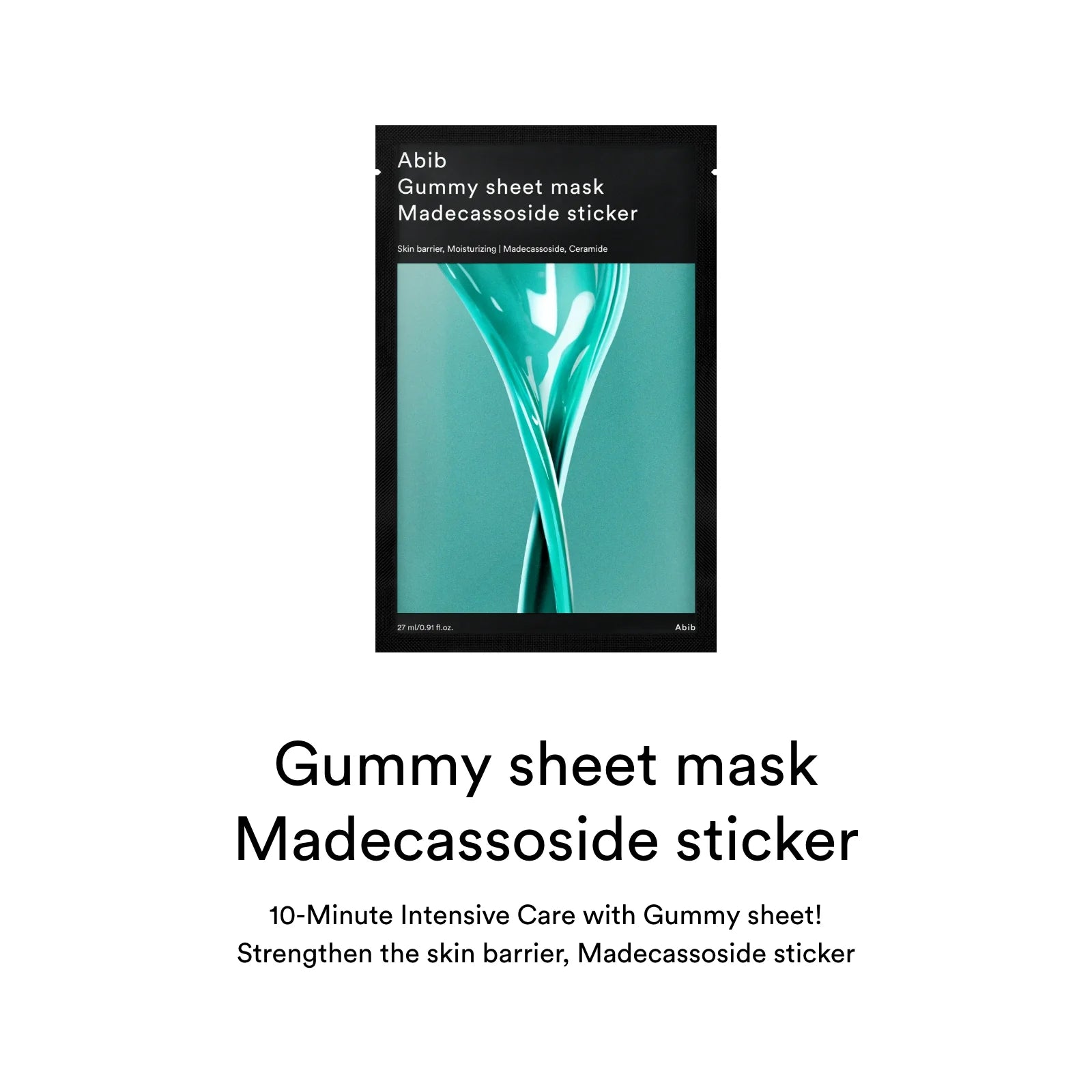Gummy Sheet Mask Set Madecassoside Sticker