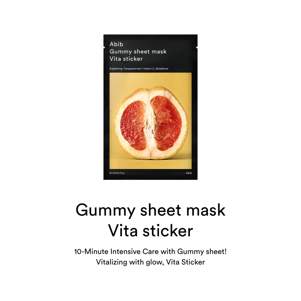 Gummy Sheet Mask Set Vita Sticker