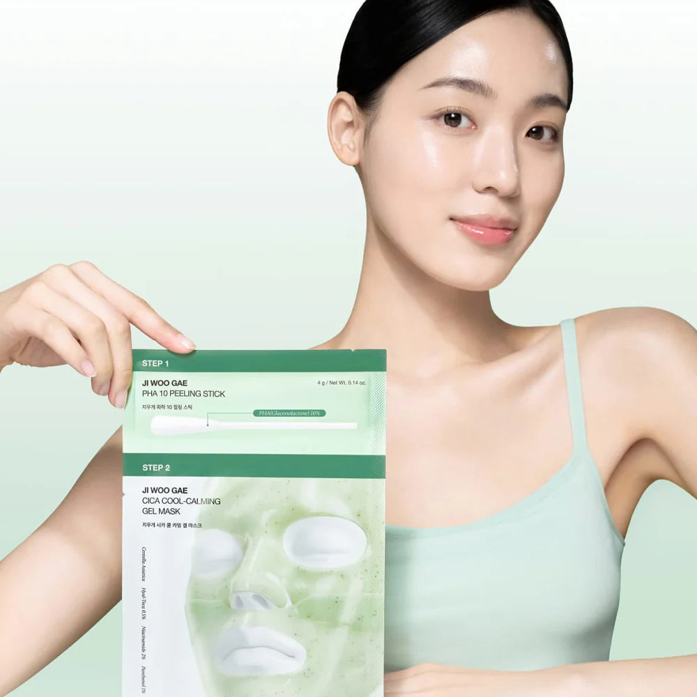 Ji Woo Gae Cica PHA Peel 2-Step Gel Mask – K-Beauty Store