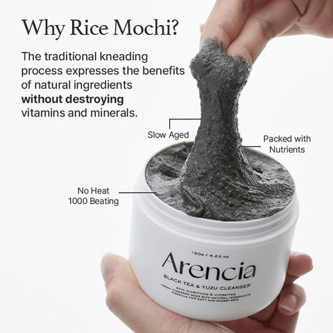 Black Tea Rice Mochi Cleanser