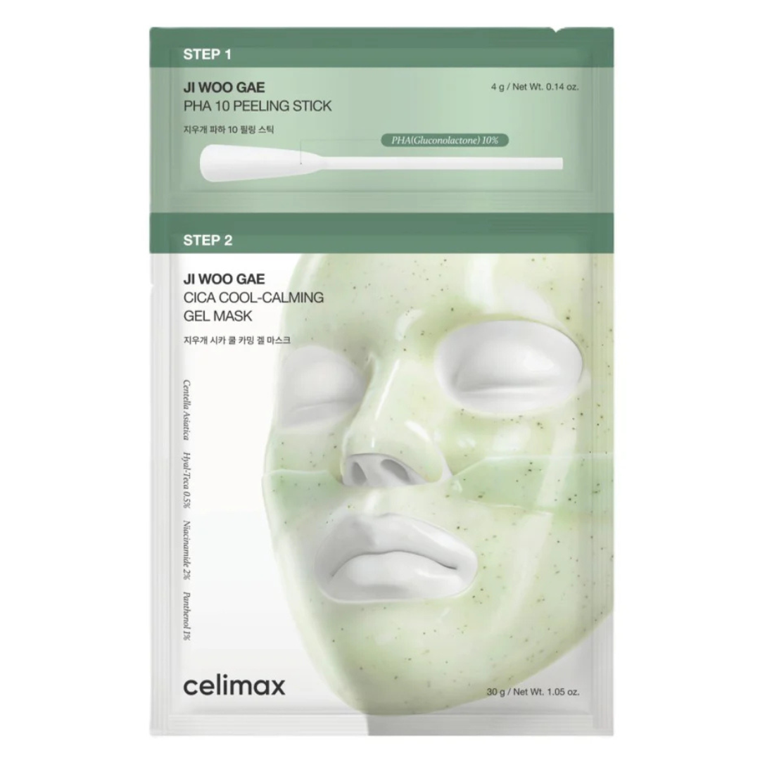 Ji Woo Gae Cica PHA Peel 2-Step Gel Mask – K-Beauty Store