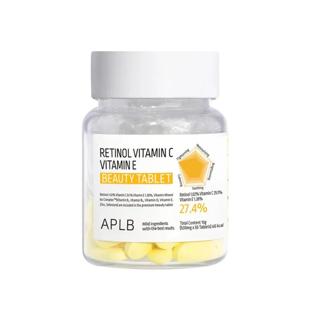 Retinol Vitamin C Vitamin E Beauty Tablet