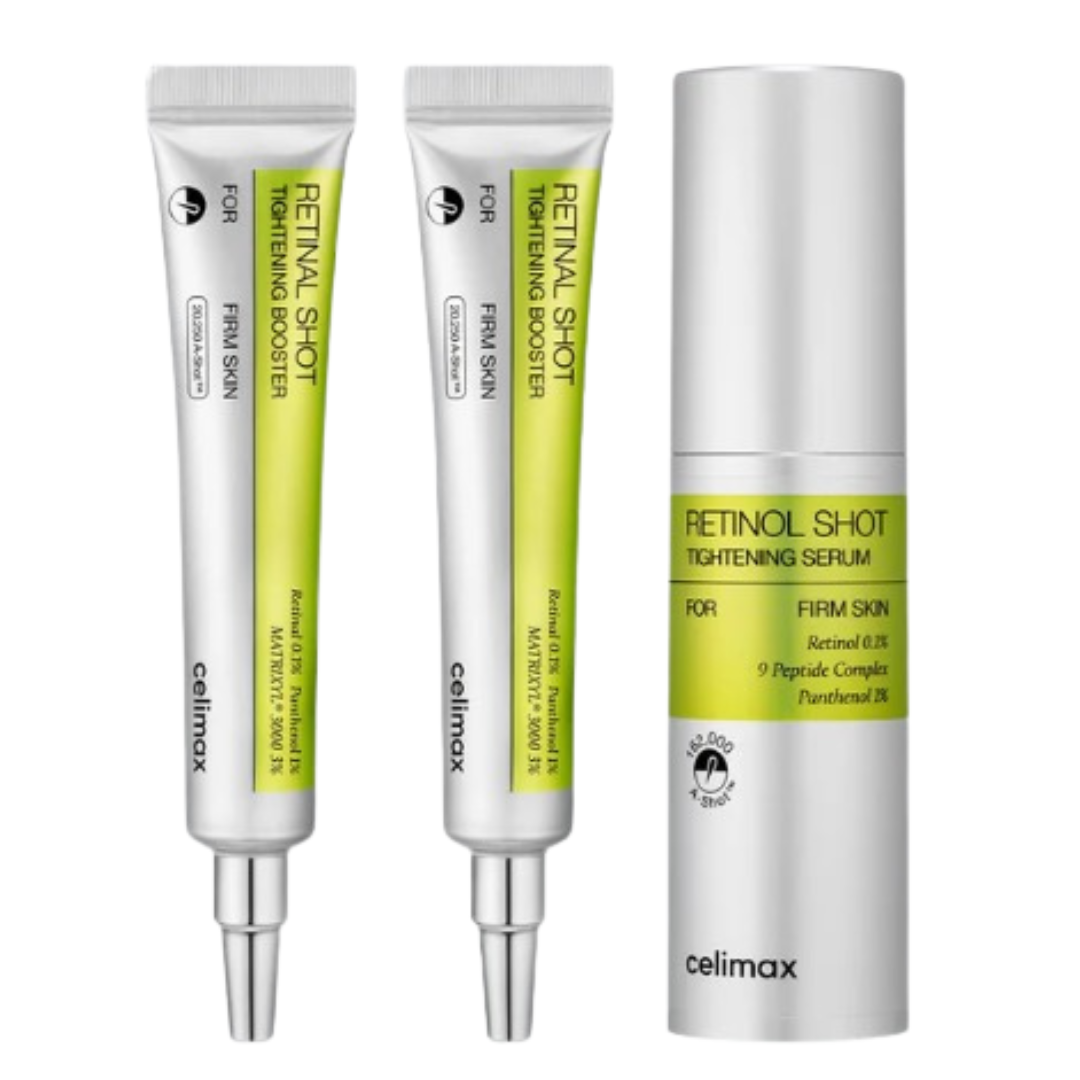 The Vita-A Retinol + Retinal Shot Tightening Serum & Booster Set