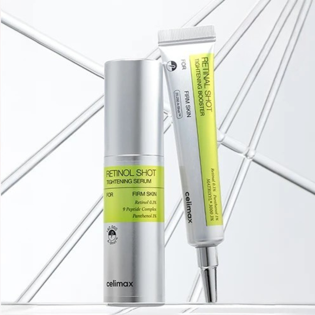 The Vita-A Retinol + Retinal Shot Tightening Serum & Booster Set