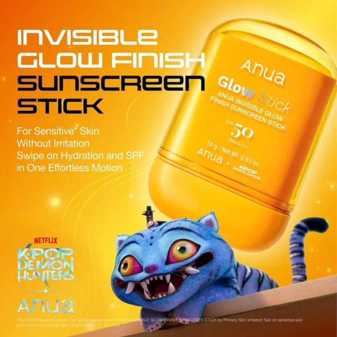 Invisible Glow Finish Sunscreen Stick Kpop Demon Hunters
