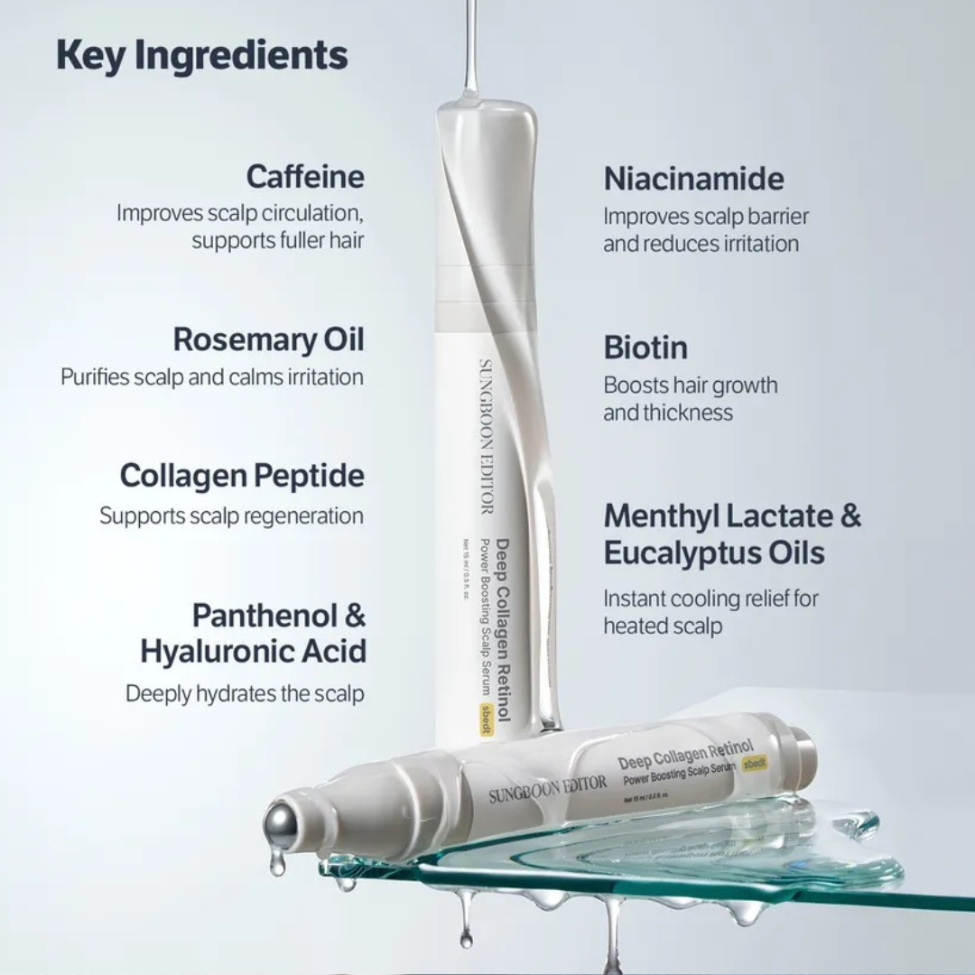 Deep Collagen Retinol Power Boosting Scalp Serum
