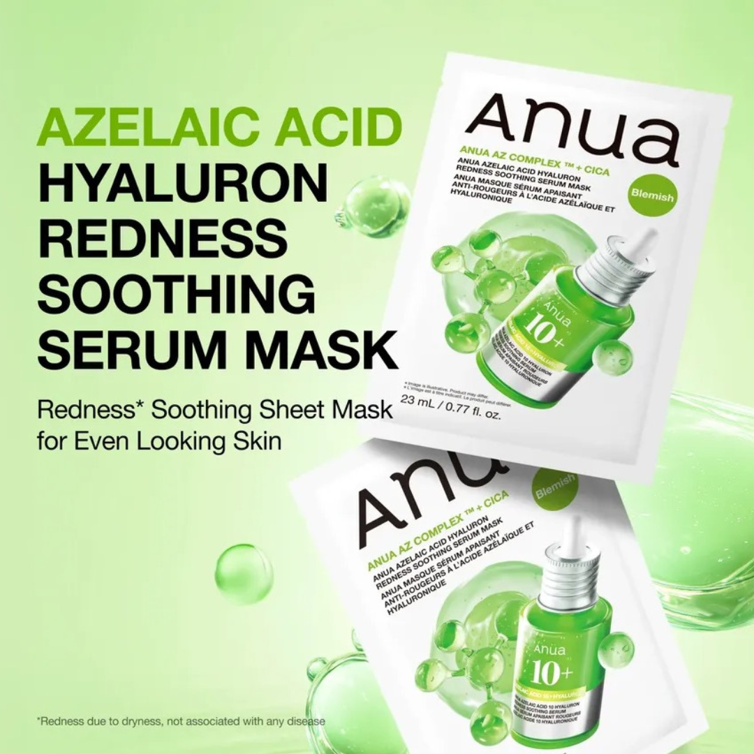 Azelaic Acid Hyaluron Redness Soothing Serum Mask