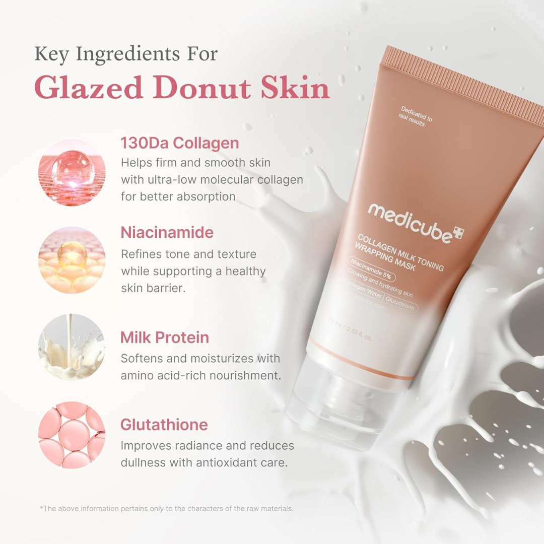 Collagen Milk Toning Wrapping Mask