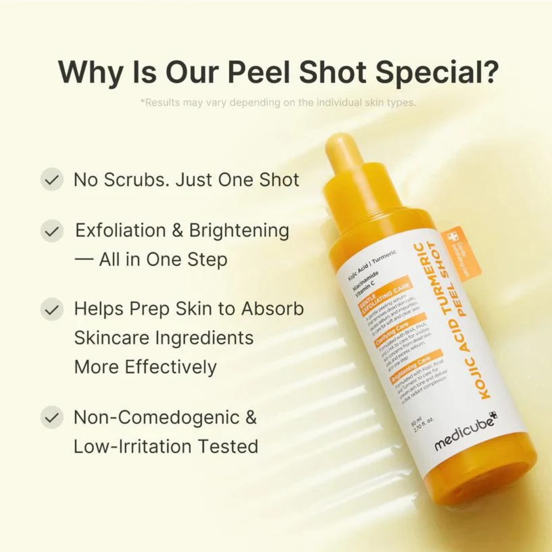 Kojic Acid Turmeric Peel Shot