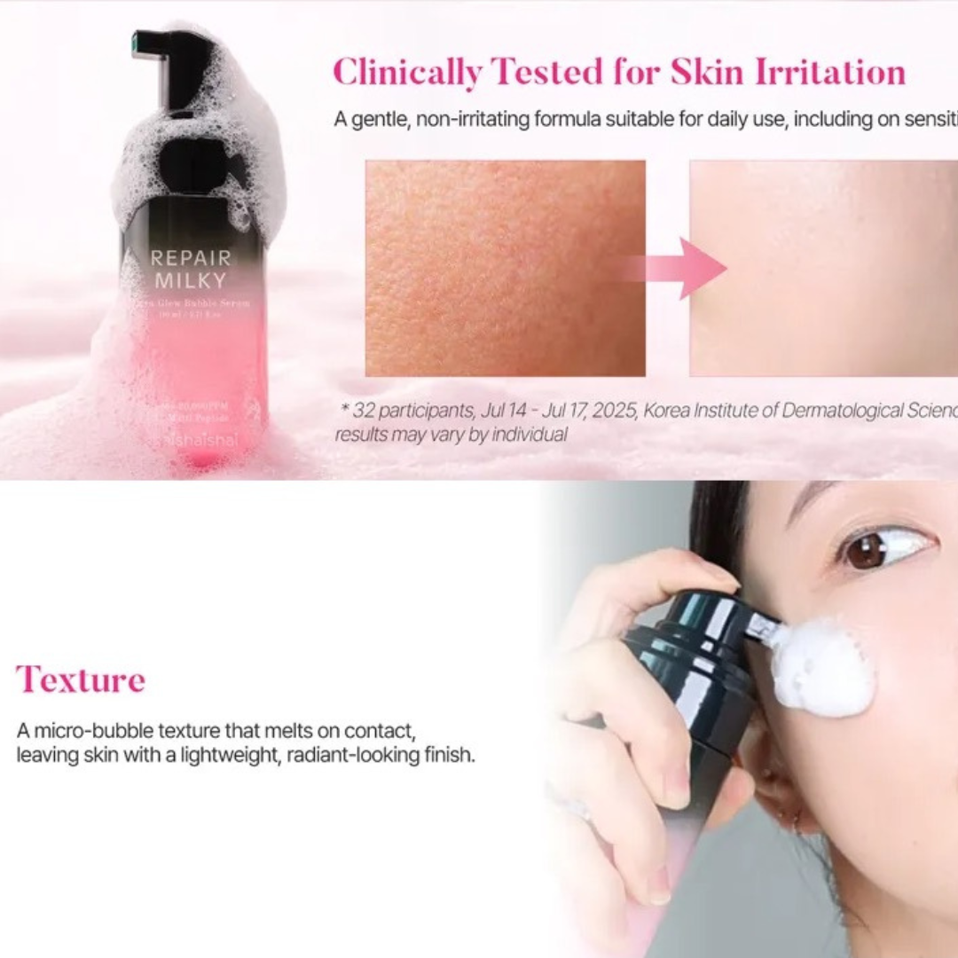 Repair Milky Urea Glow Bubble Serum