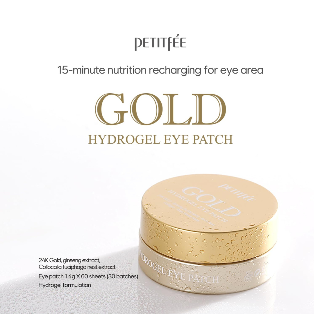 Gold Hydrogel Eye Patch