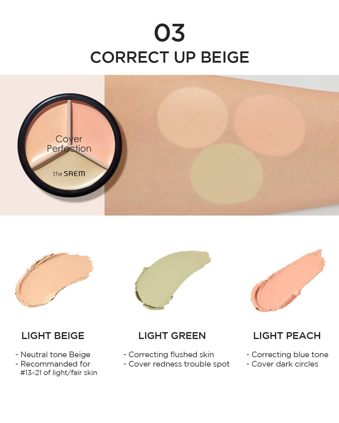 Cover Perfection Triple Pot Concealer