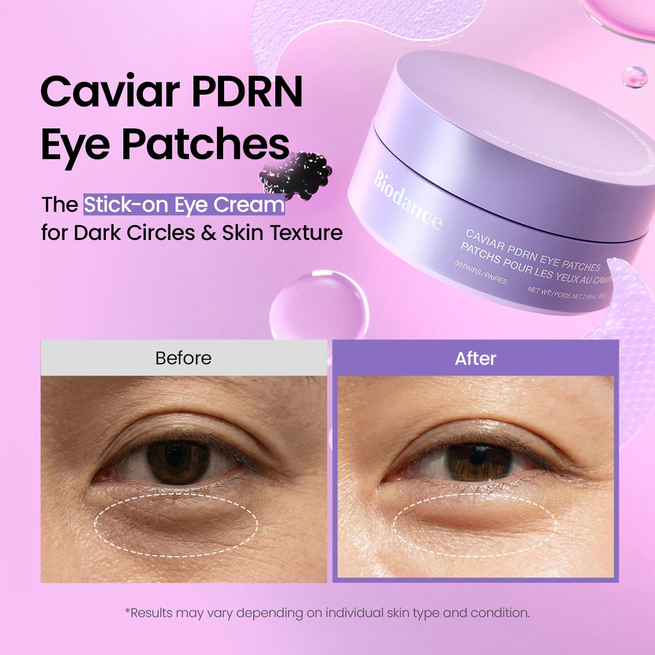Caviar PDRN Eye Patches