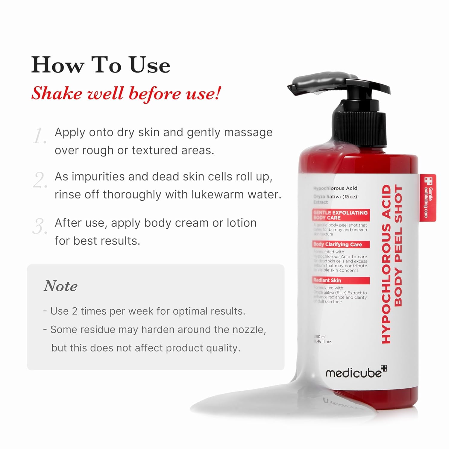 Hypochlorous Acid Body Peel Shot