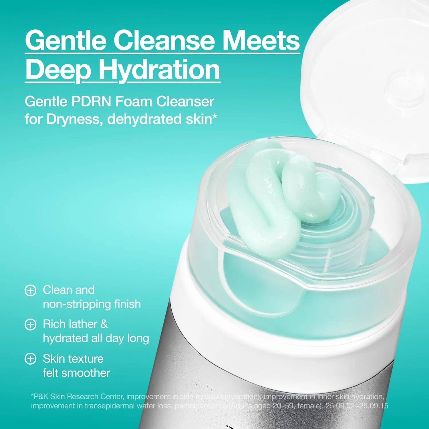 PDRN Hyaluronic Acid Moisturizing Cleansing Foam