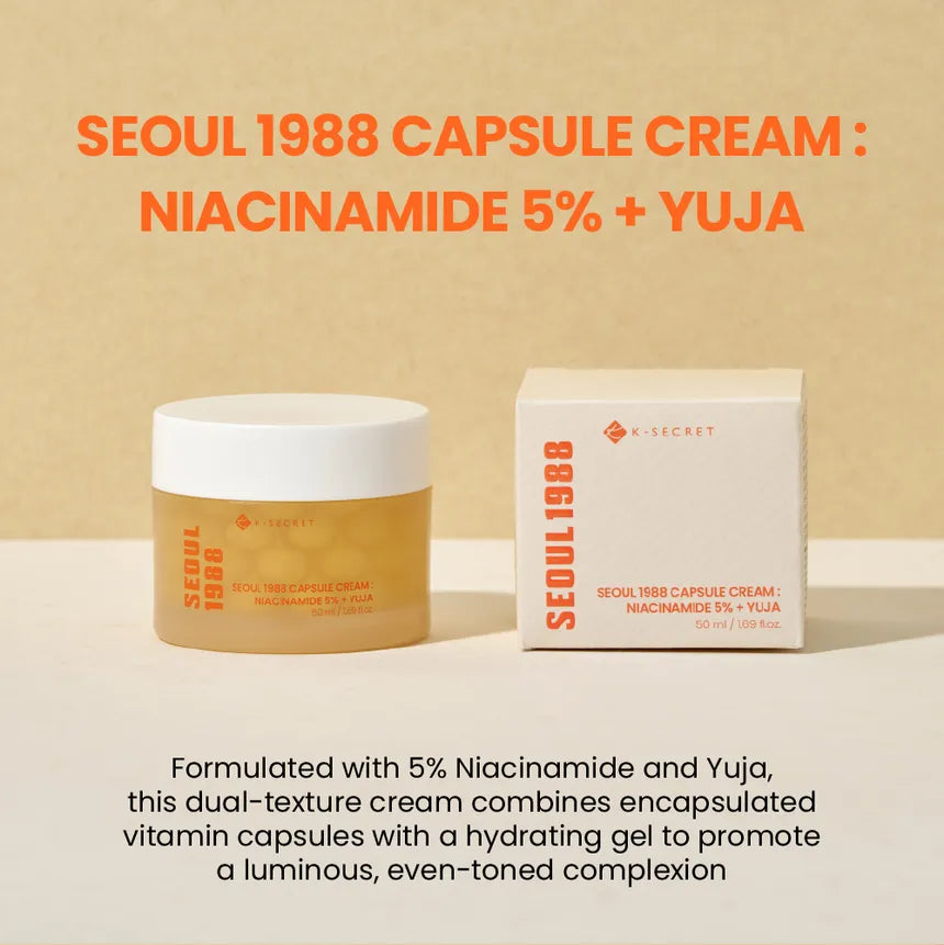 SEOUL 1988 Capsule Cream : Niacinamide 5% + Yuja