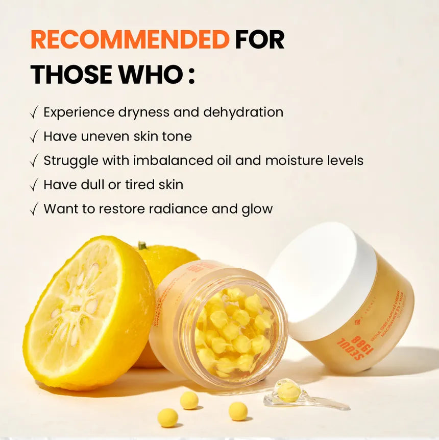 SEOUL 1988 Capsule Cream : Niacinamide 5% + Yuja