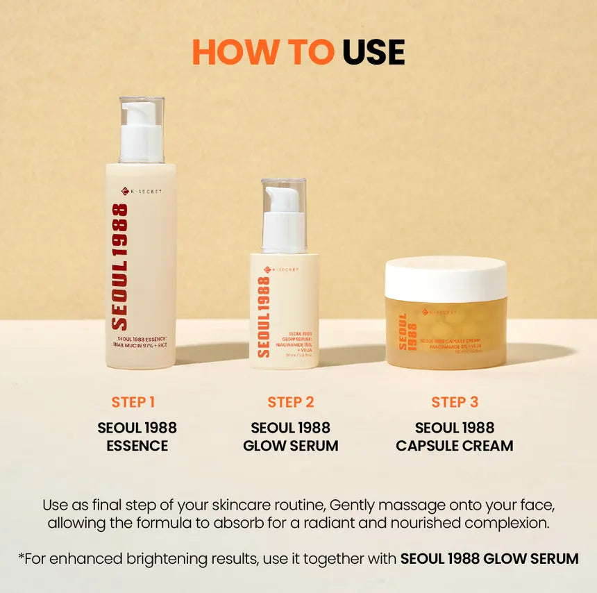 SEOUL 1988 Capsule Cream : Niacinamide 5% + Yuja