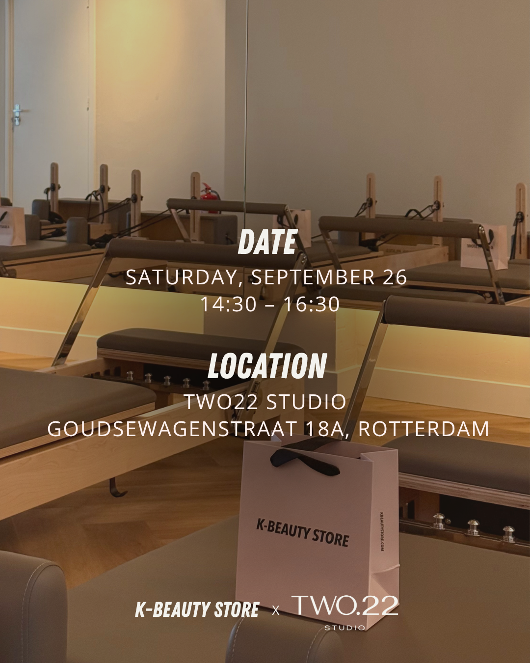 K-Beauty Store x TWO22 Studio: Reformer Pilates & Get Glass Skin Masterclass II