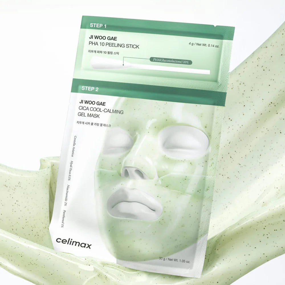 Ji Woo Gae Cica PHA Peel 2-Step Gel Mask