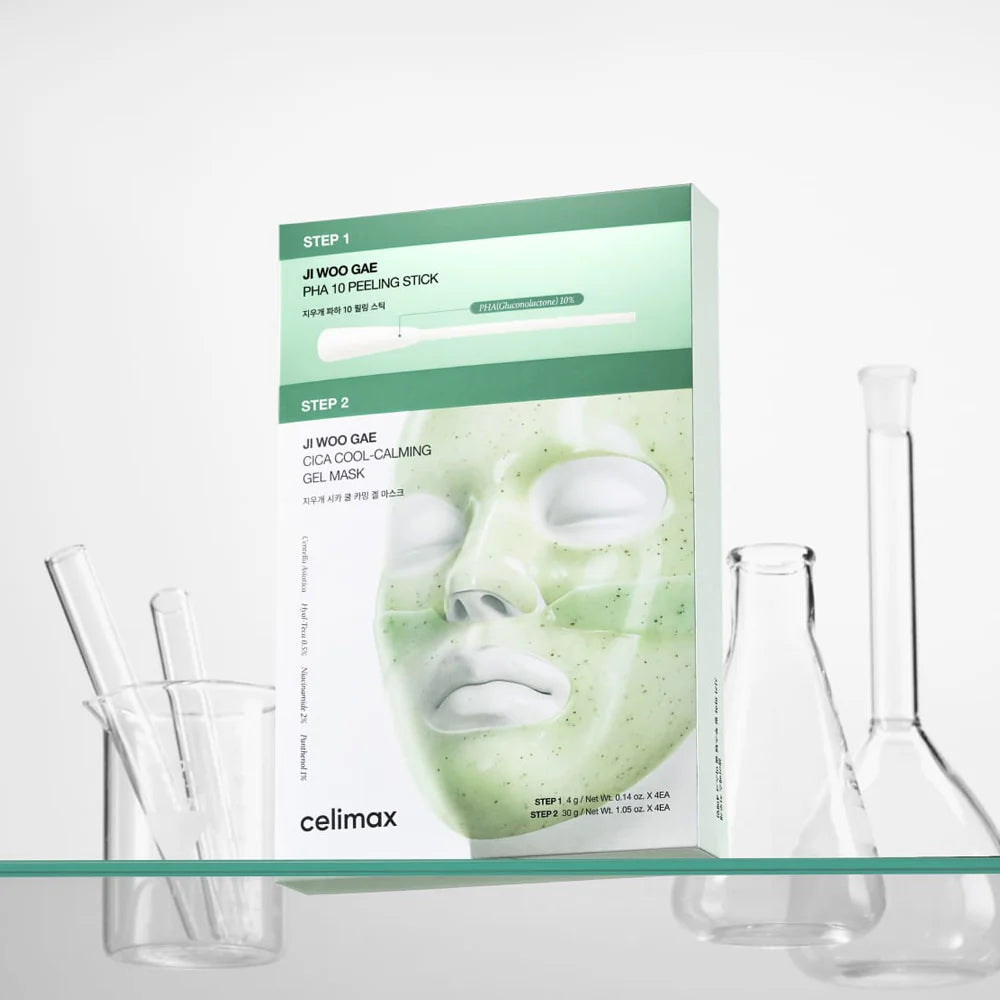 Ji Woo Gae Cica PHA Peel 2-Step Gel Mask