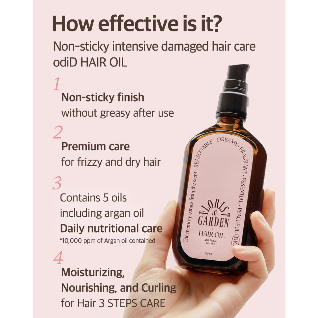 Milk Protein Intensive Hair Oil Florist Garden