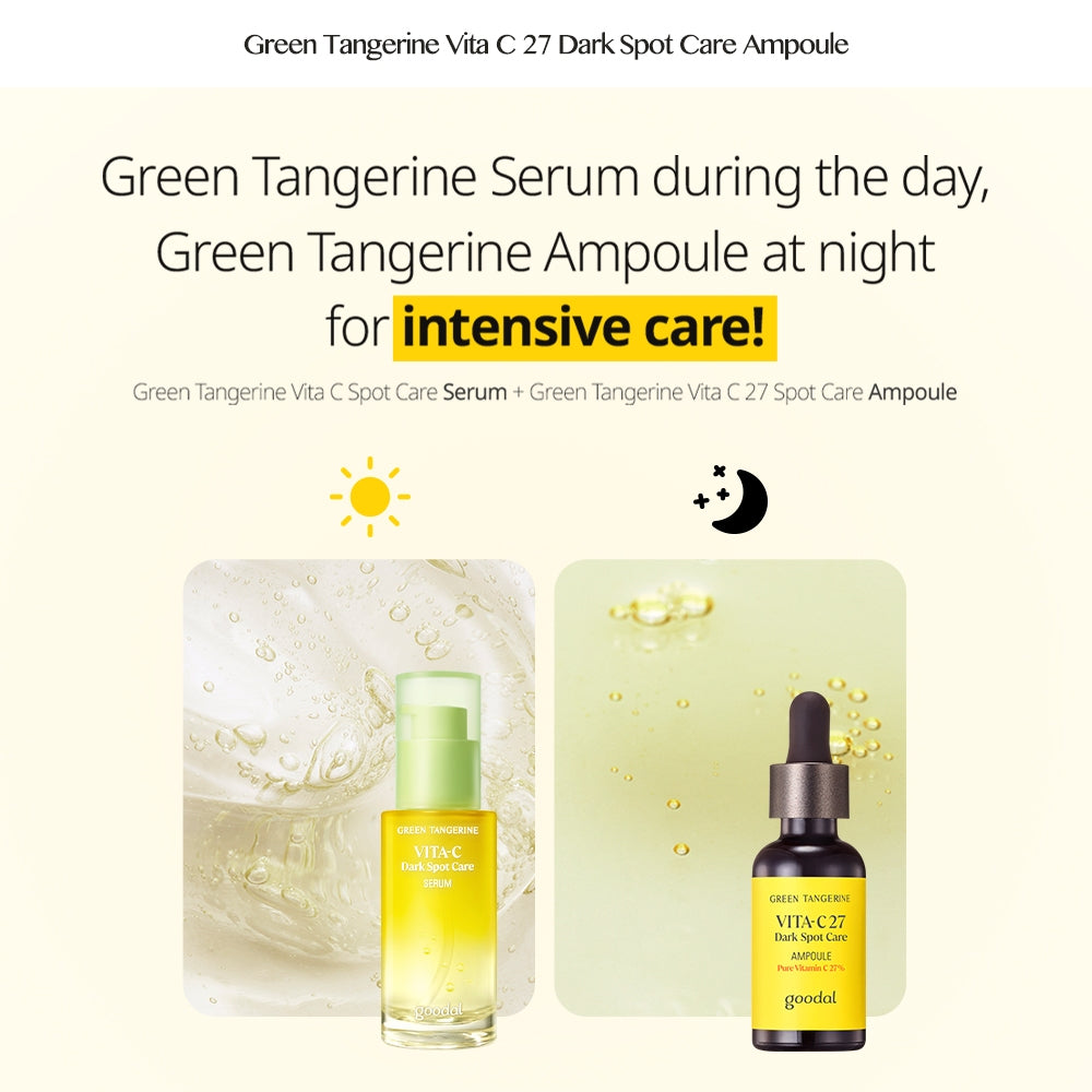 Green Tangerine Vita C 27 Dark Spot Care Ampoule