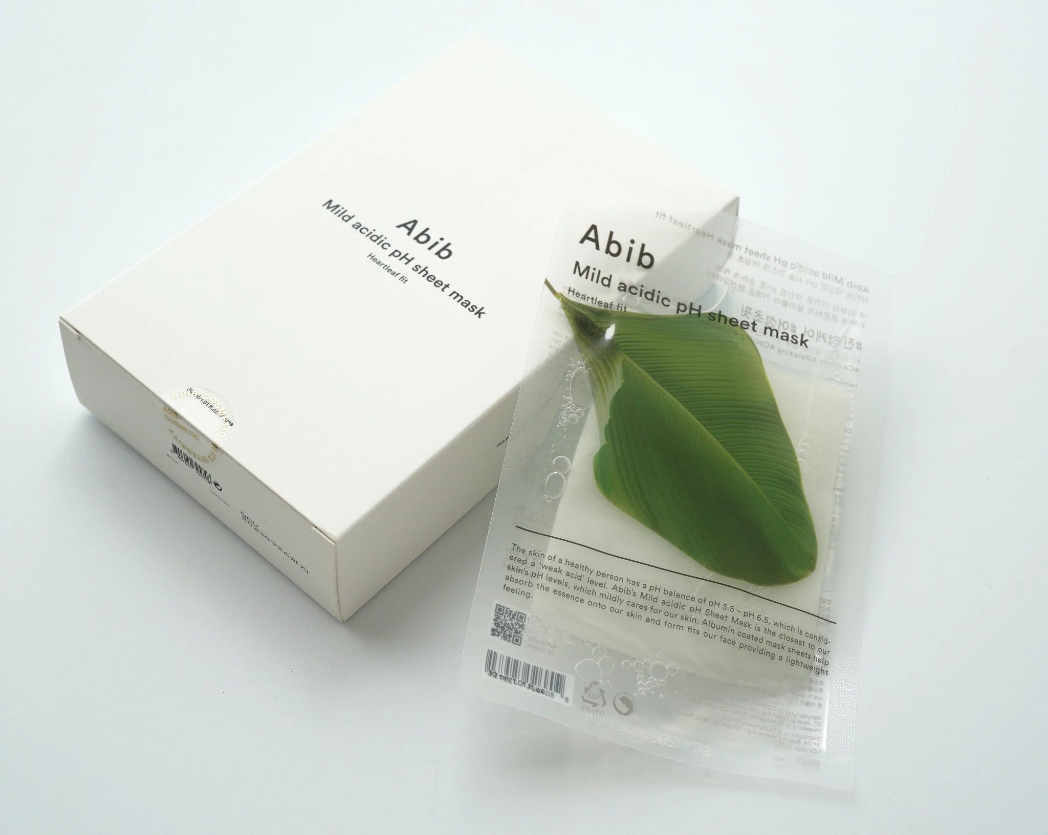 Mild saure pH-Tuchmaske Heartleaf Fit