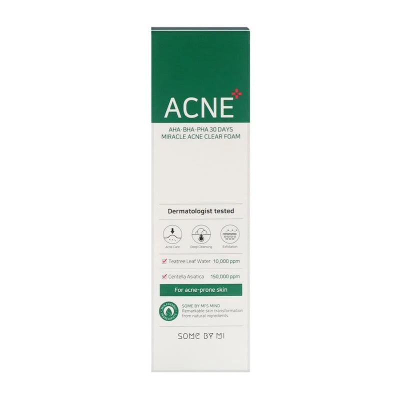 AHA, BHA, PHA 30 Days Miracle Acne Clear Foam